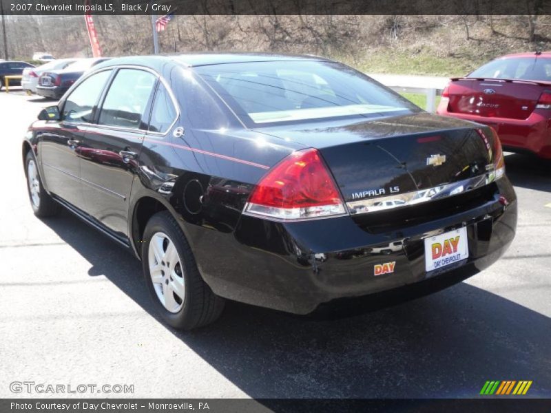 Black / Gray 2007 Chevrolet Impala LS