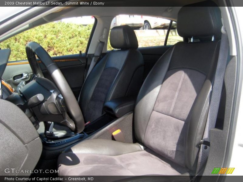Summit White / Ebony 2009 Chevrolet Malibu LT Sedan