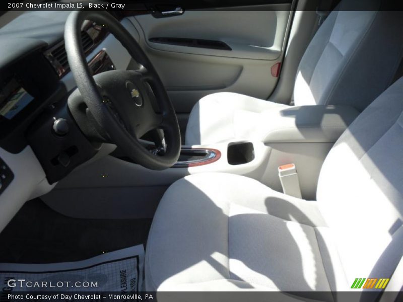 Black / Gray 2007 Chevrolet Impala LS