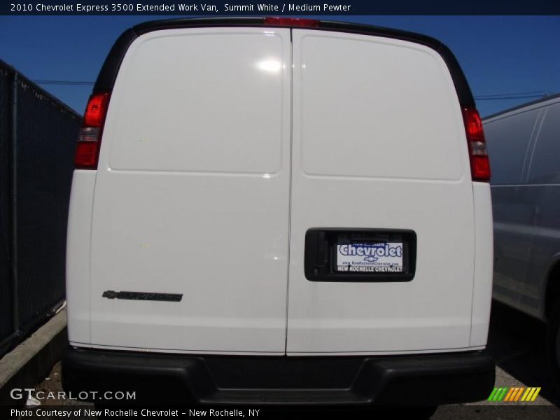 Summit White / Medium Pewter 2010 Chevrolet Express 3500 Extended Work Van