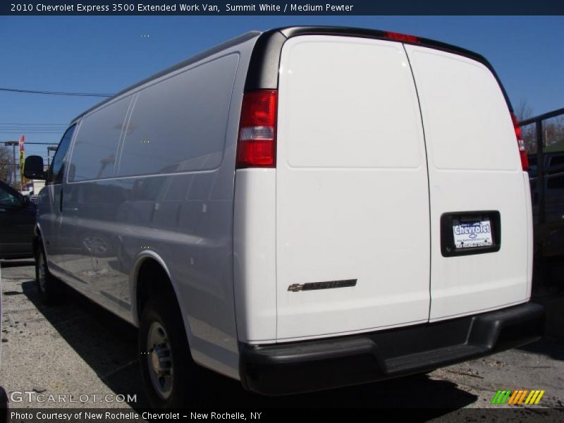 Summit White / Medium Pewter 2010 Chevrolet Express 3500 Extended Work Van