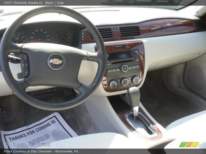 Black / Gray 2007 Chevrolet Impala LS