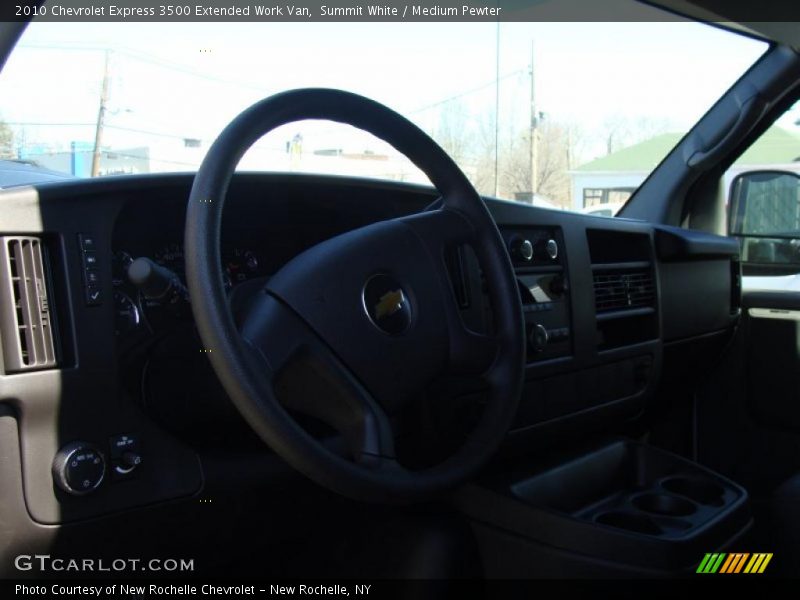 Summit White / Medium Pewter 2010 Chevrolet Express 3500 Extended Work Van