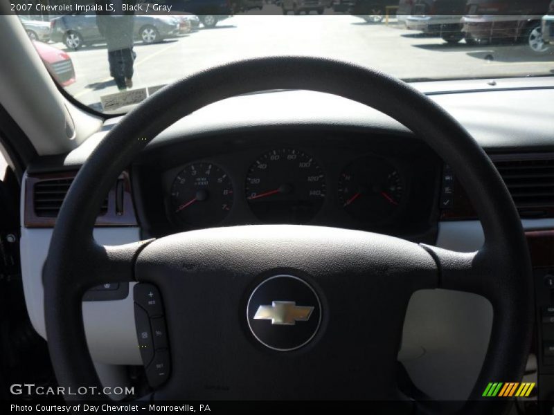 Black / Gray 2007 Chevrolet Impala LS