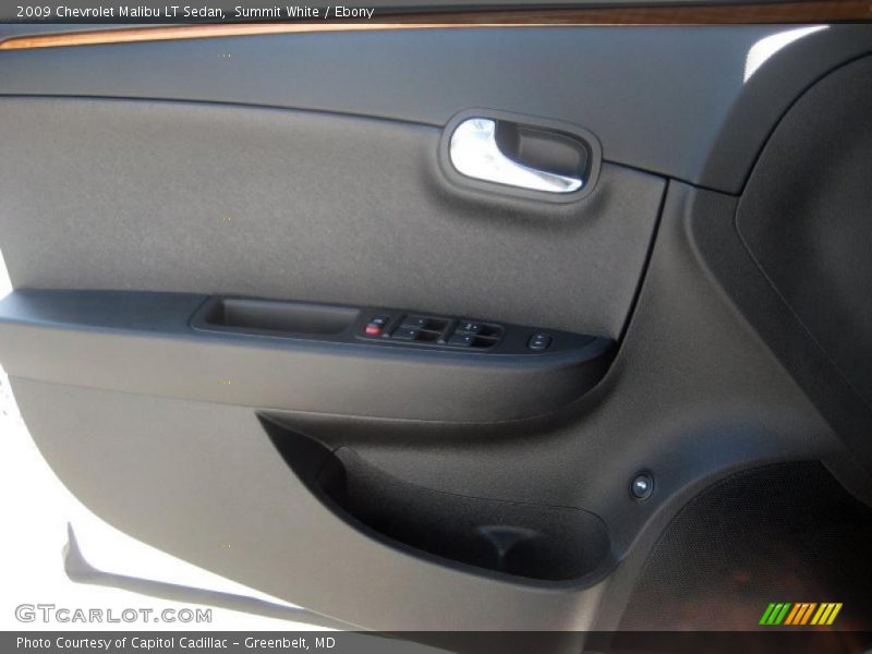 Summit White / Ebony 2009 Chevrolet Malibu LT Sedan