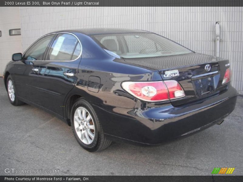 Blue Onyx Pearl / Light Charcoal 2003 Lexus ES 300