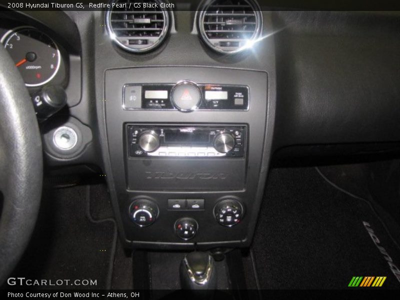 Redfire Pearl / GS Black Cloth 2008 Hyundai Tiburon GS