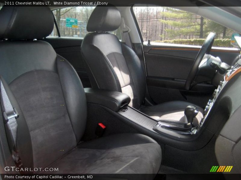 White Diamond Tricoat / Ebony 2011 Chevrolet Malibu LT