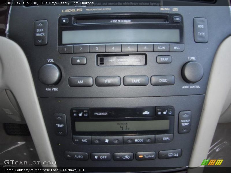 Blue Onyx Pearl / Light Charcoal 2003 Lexus ES 300