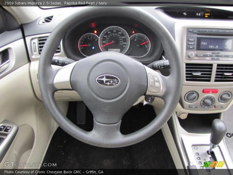  2009 Impreza 2.5i Sedan Steering Wheel