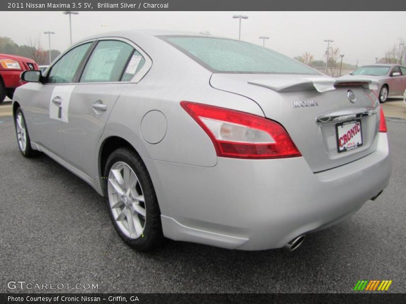 Brilliant Silver / Charcoal 2011 Nissan Maxima 3.5 SV