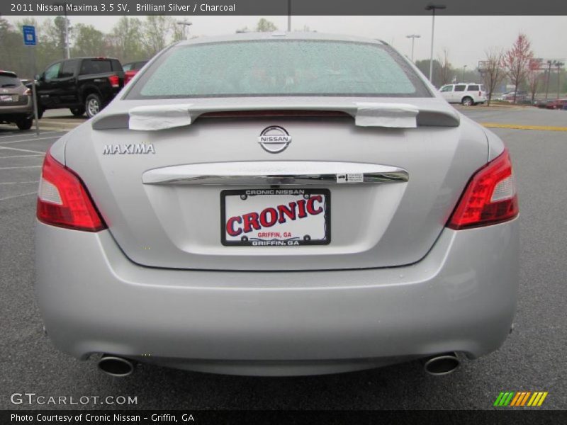 Brilliant Silver / Charcoal 2011 Nissan Maxima 3.5 SV