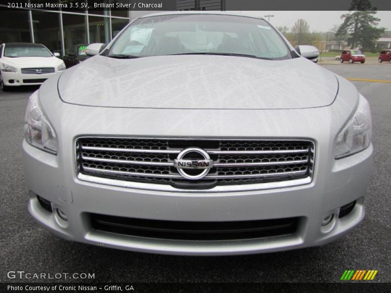 Brilliant Silver / Charcoal 2011 Nissan Maxima 3.5 SV