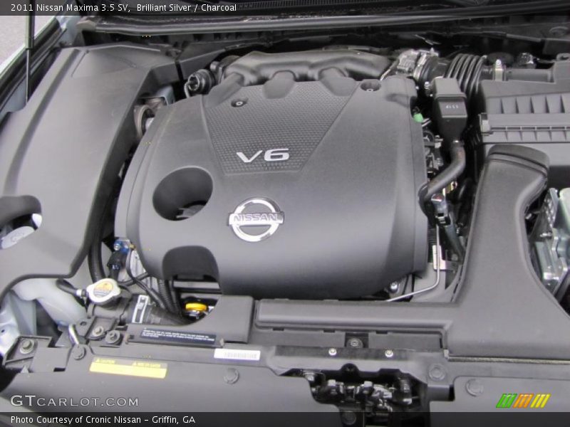 Brilliant Silver / Charcoal 2011 Nissan Maxima 3.5 SV