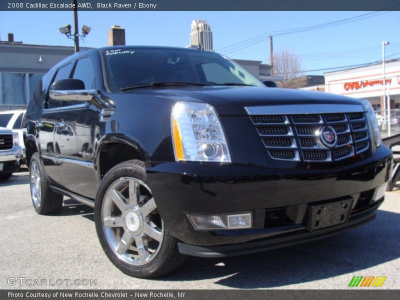 Black Raven / Ebony 2008 Cadillac Escalade AWD