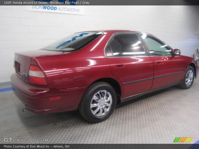 Bordeaux Red Pearl / Gray 1995 Honda Accord LX Sedan