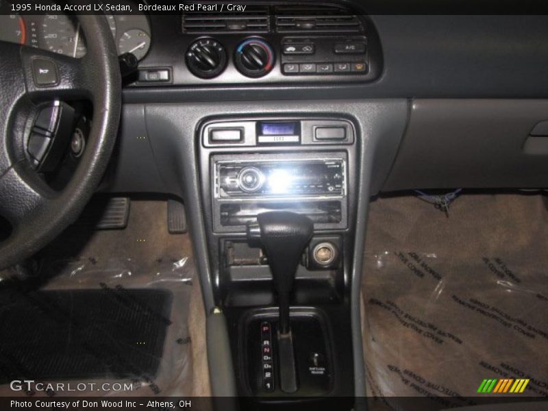Bordeaux Red Pearl / Gray 1995 Honda Accord LX Sedan