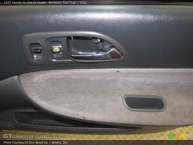 Bordeaux Red Pearl / Gray 1995 Honda Accord LX Sedan