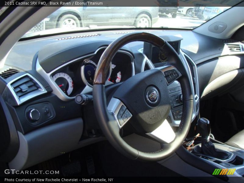 Black Raven / Ebony/Titanium 2011 Cadillac SRX FWD