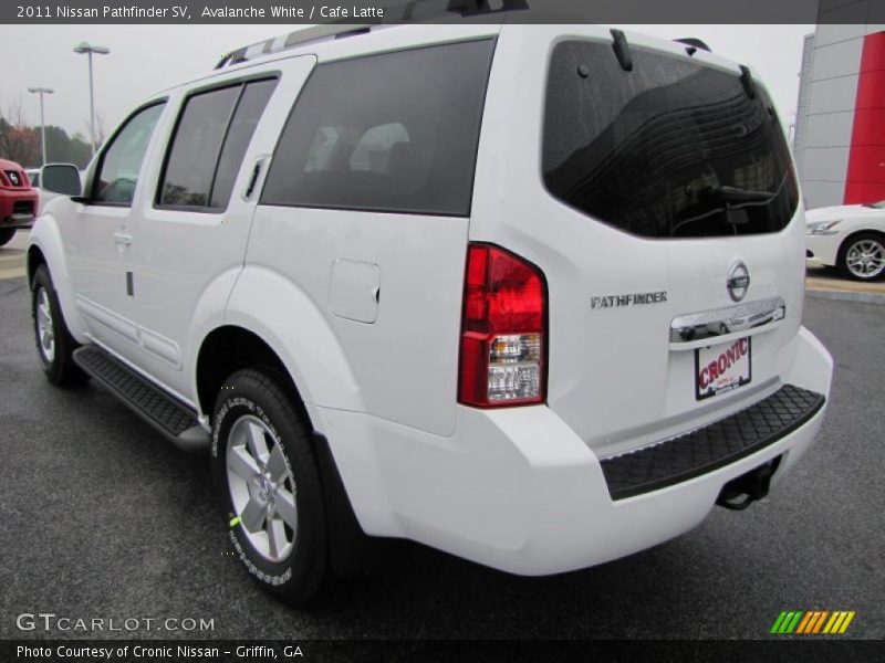 Avalanche White / Cafe Latte 2011 Nissan Pathfinder SV