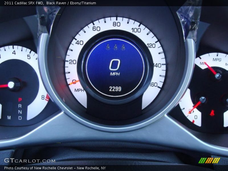 Black Raven / Ebony/Titanium 2011 Cadillac SRX FWD