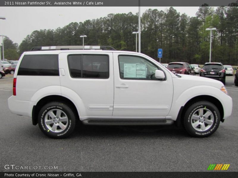 Avalanche White / Cafe Latte 2011 Nissan Pathfinder SV