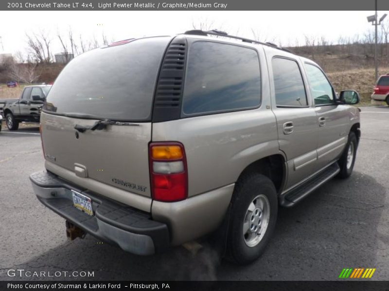 Light Pewter Metallic / Graphite/Medium Gray 2001 Chevrolet Tahoe LT 4x4