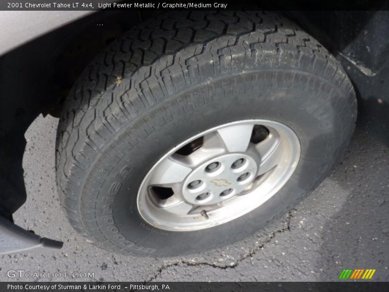 Light Pewter Metallic / Graphite/Medium Gray 2001 Chevrolet Tahoe LT 4x4