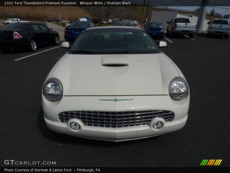 Whisper White / Midnight Black 2002 Ford Thunderbird Premium Roadster