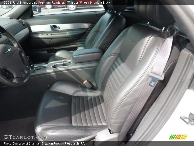  2002 Thunderbird Premium Roadster Midnight Black Interior
