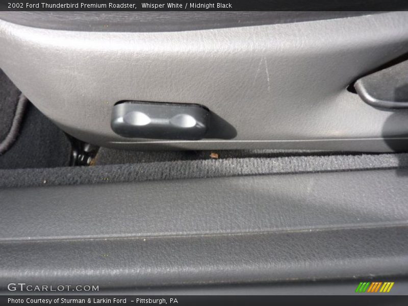 Whisper White / Midnight Black 2002 Ford Thunderbird Premium Roadster