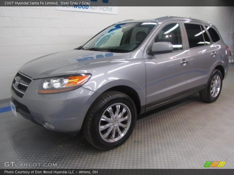 Steel Gray / Gray 2007 Hyundai Santa Fe Limited