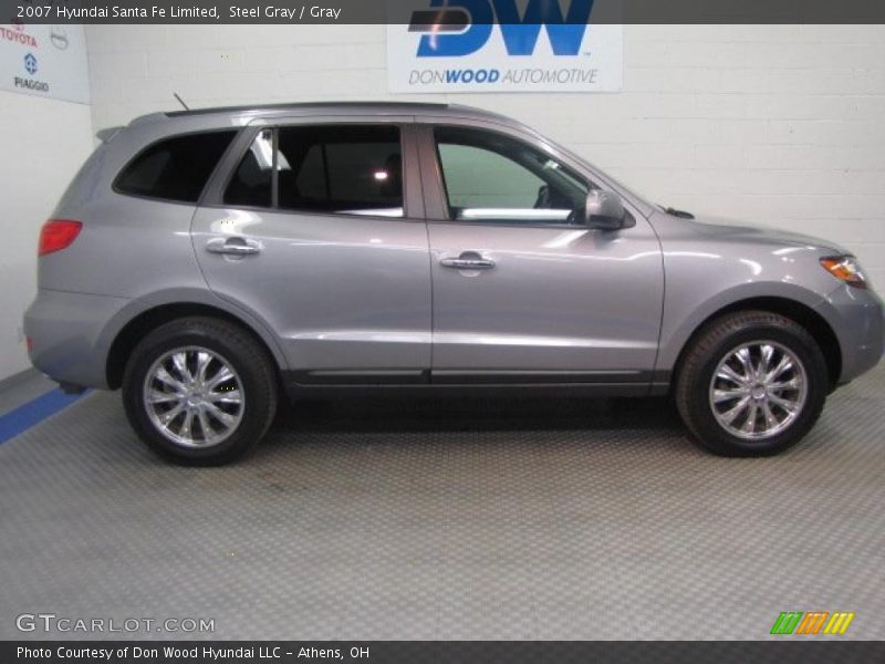 Steel Gray / Gray 2007 Hyundai Santa Fe Limited