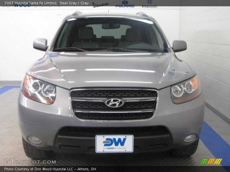 Steel Gray / Gray 2007 Hyundai Santa Fe Limited