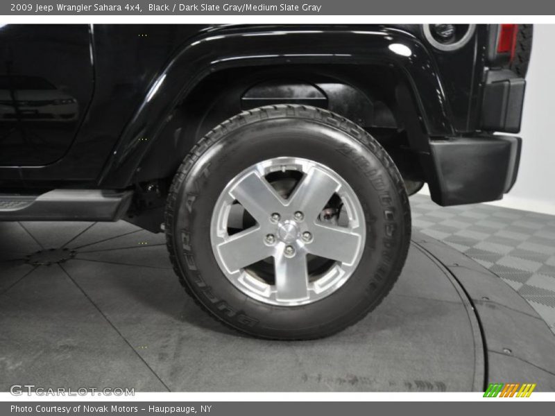 Black / Dark Slate Gray/Medium Slate Gray 2009 Jeep Wrangler Sahara 4x4