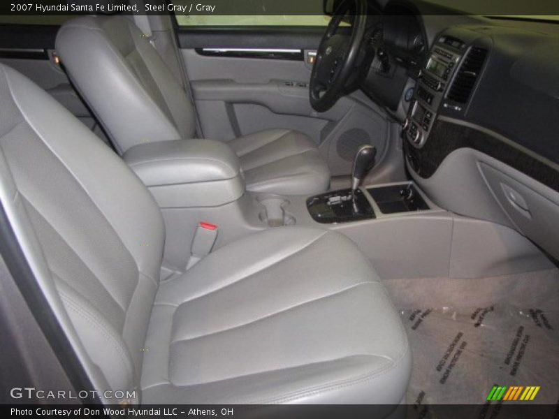 Steel Gray / Gray 2007 Hyundai Santa Fe Limited