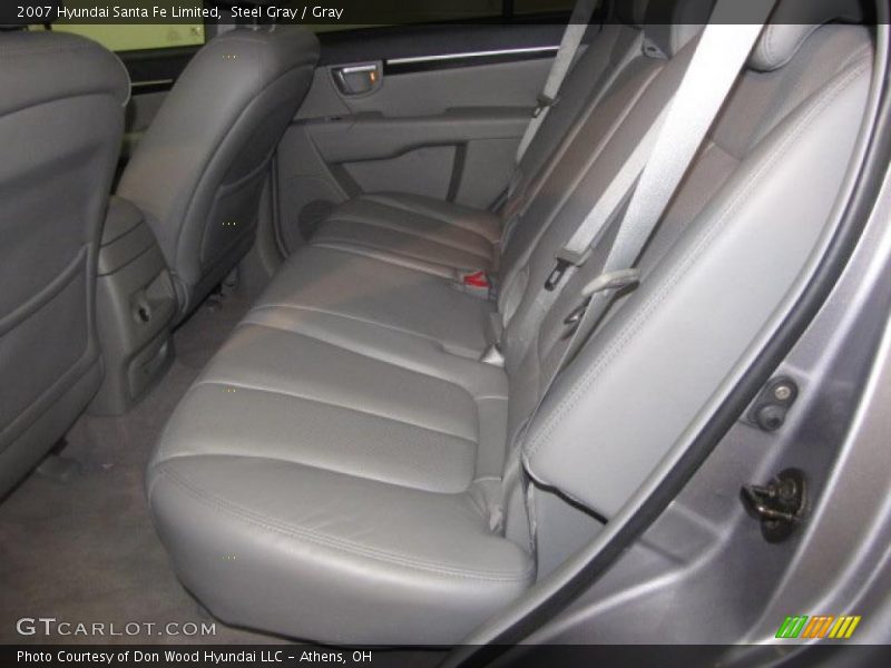 Steel Gray / Gray 2007 Hyundai Santa Fe Limited