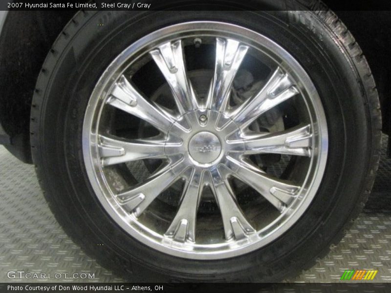 Steel Gray / Gray 2007 Hyundai Santa Fe Limited