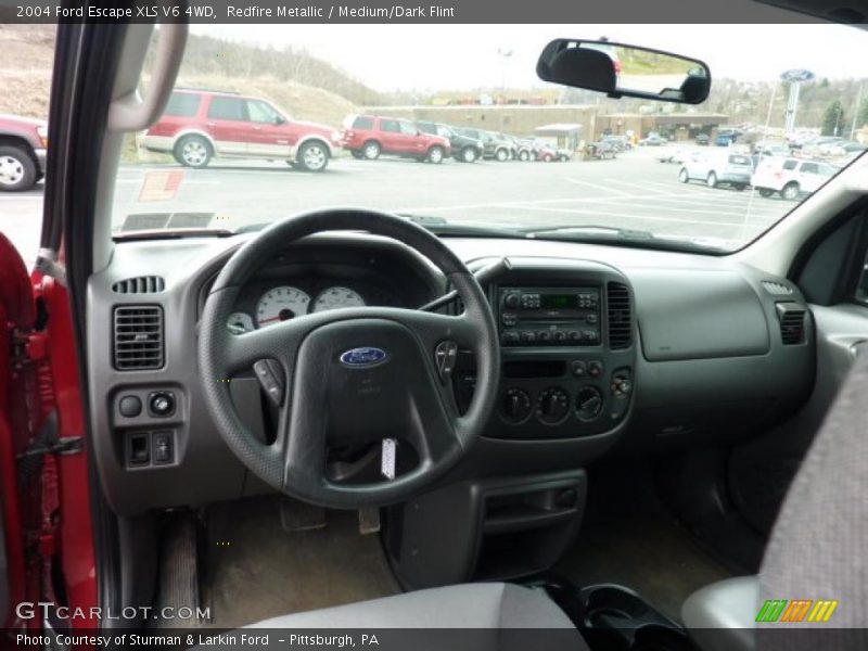 Redfire Metallic / Medium/Dark Flint 2004 Ford Escape XLS V6 4WD