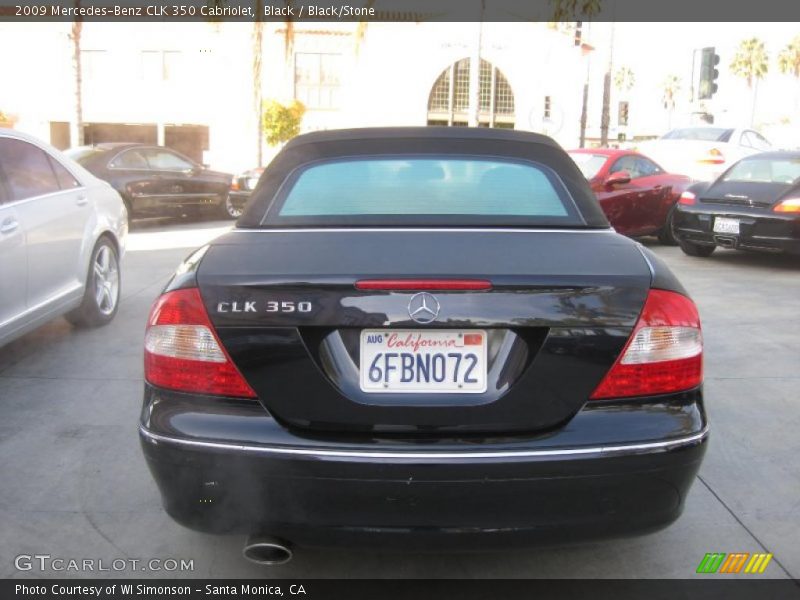 Black / Black/Stone 2009 Mercedes-Benz CLK 350 Cabriolet