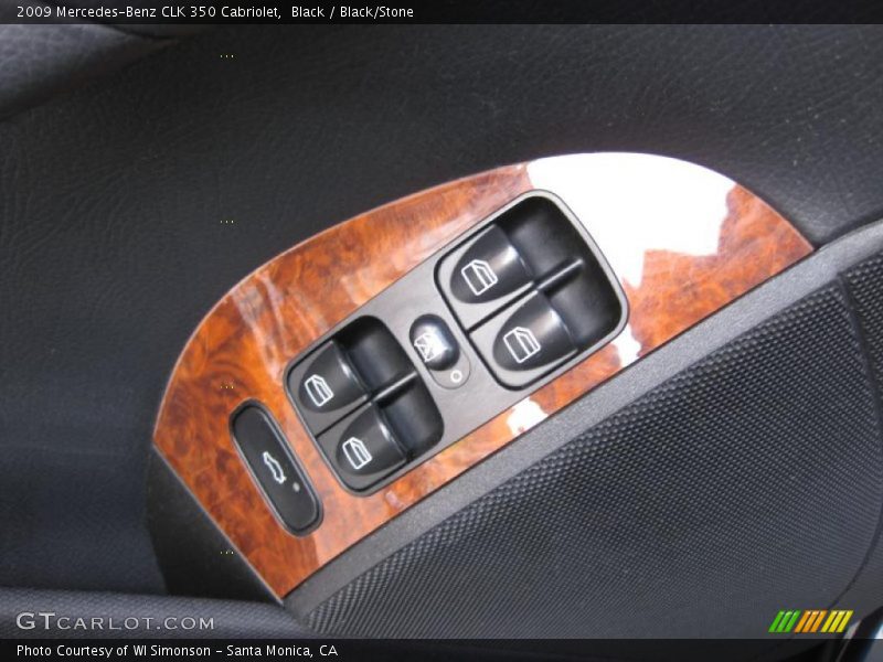 Black / Black/Stone 2009 Mercedes-Benz CLK 350 Cabriolet