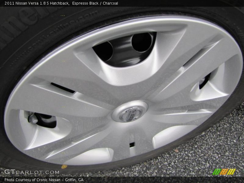 Espresso Black / Charcoal 2011 Nissan Versa 1.8 S Hatchback