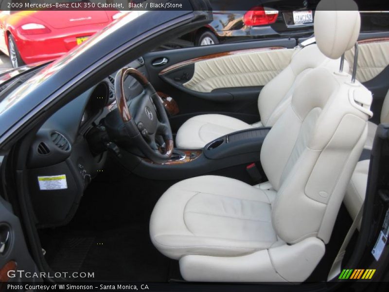  2009 CLK 350 Cabriolet Black/Stone Interior