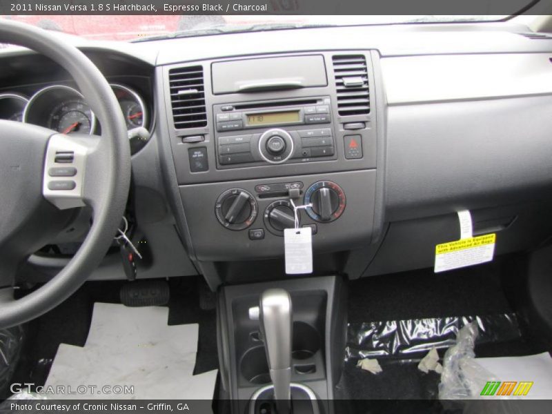 Espresso Black / Charcoal 2011 Nissan Versa 1.8 S Hatchback