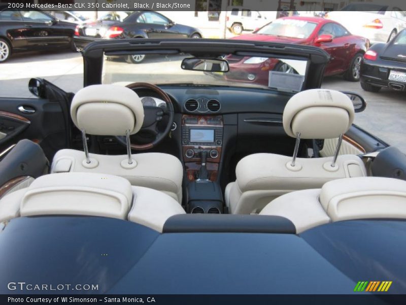 Black / Black/Stone 2009 Mercedes-Benz CLK 350 Cabriolet