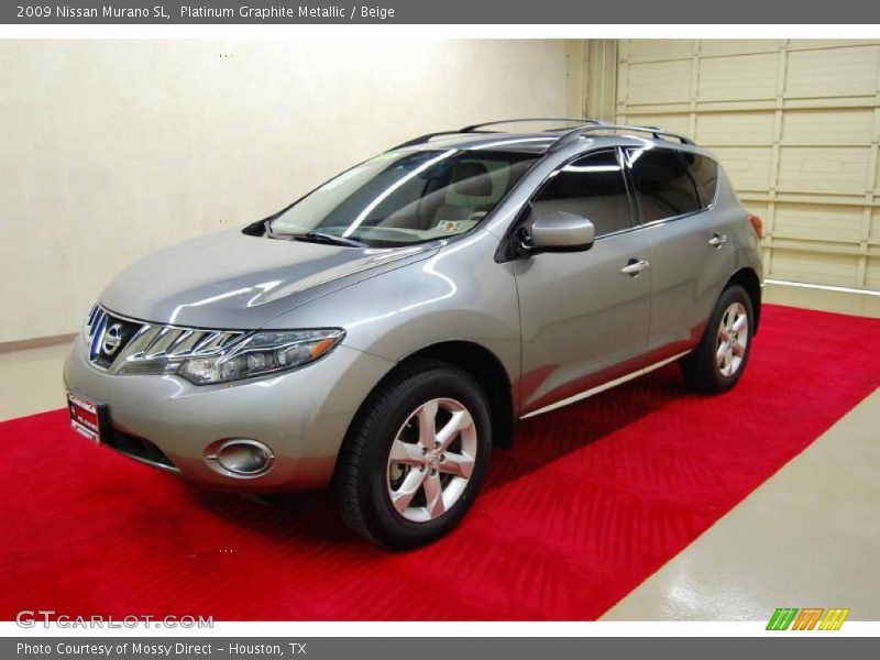 Platinum Graphite Metallic / Beige 2009 Nissan Murano SL