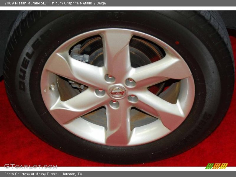 Platinum Graphite Metallic / Beige 2009 Nissan Murano SL