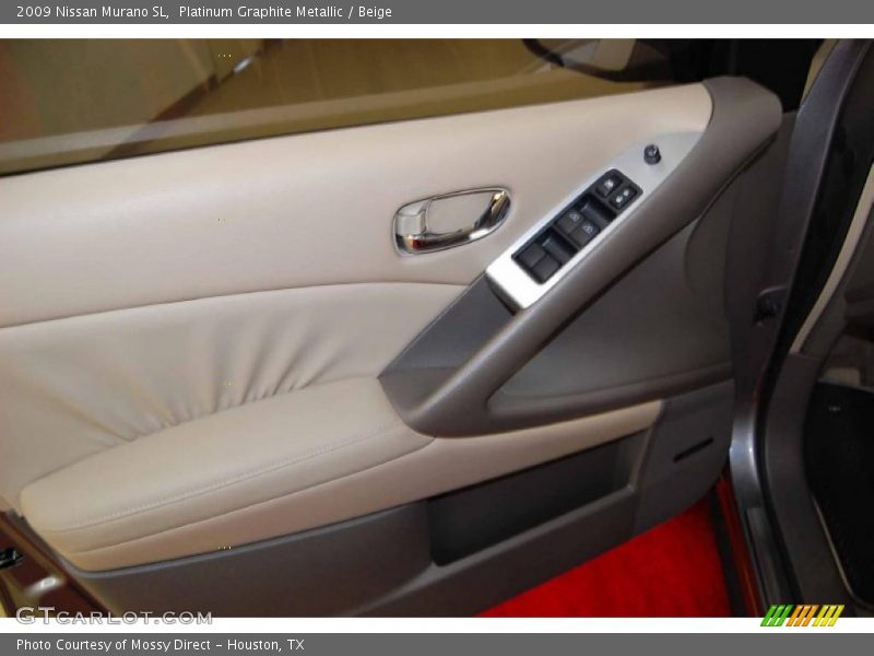 Platinum Graphite Metallic / Beige 2009 Nissan Murano SL