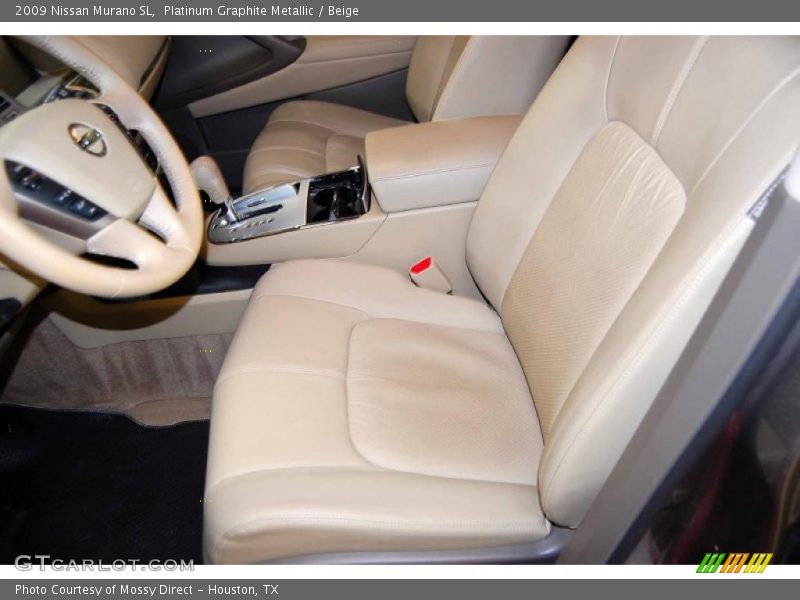 Platinum Graphite Metallic / Beige 2009 Nissan Murano SL