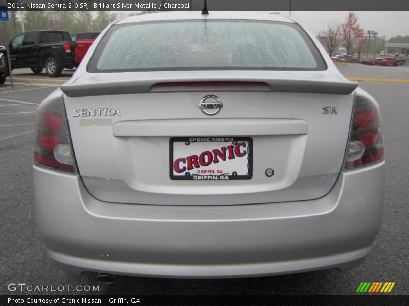Brilliant Silver Metallic / Charcoal 2011 Nissan Sentra 2.0 SR